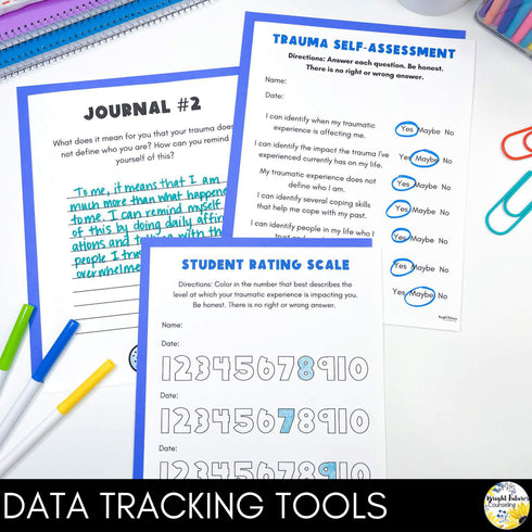 Trauma Individual Counseling Curriculum + Data Tracking Tools
